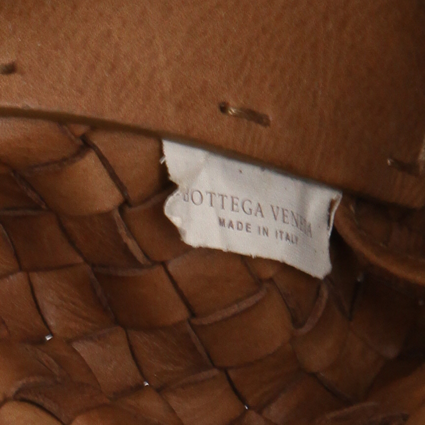 Bolso Cabás Bottega Veneta  Cabat en cuero intrecciato marrón - Detail D2