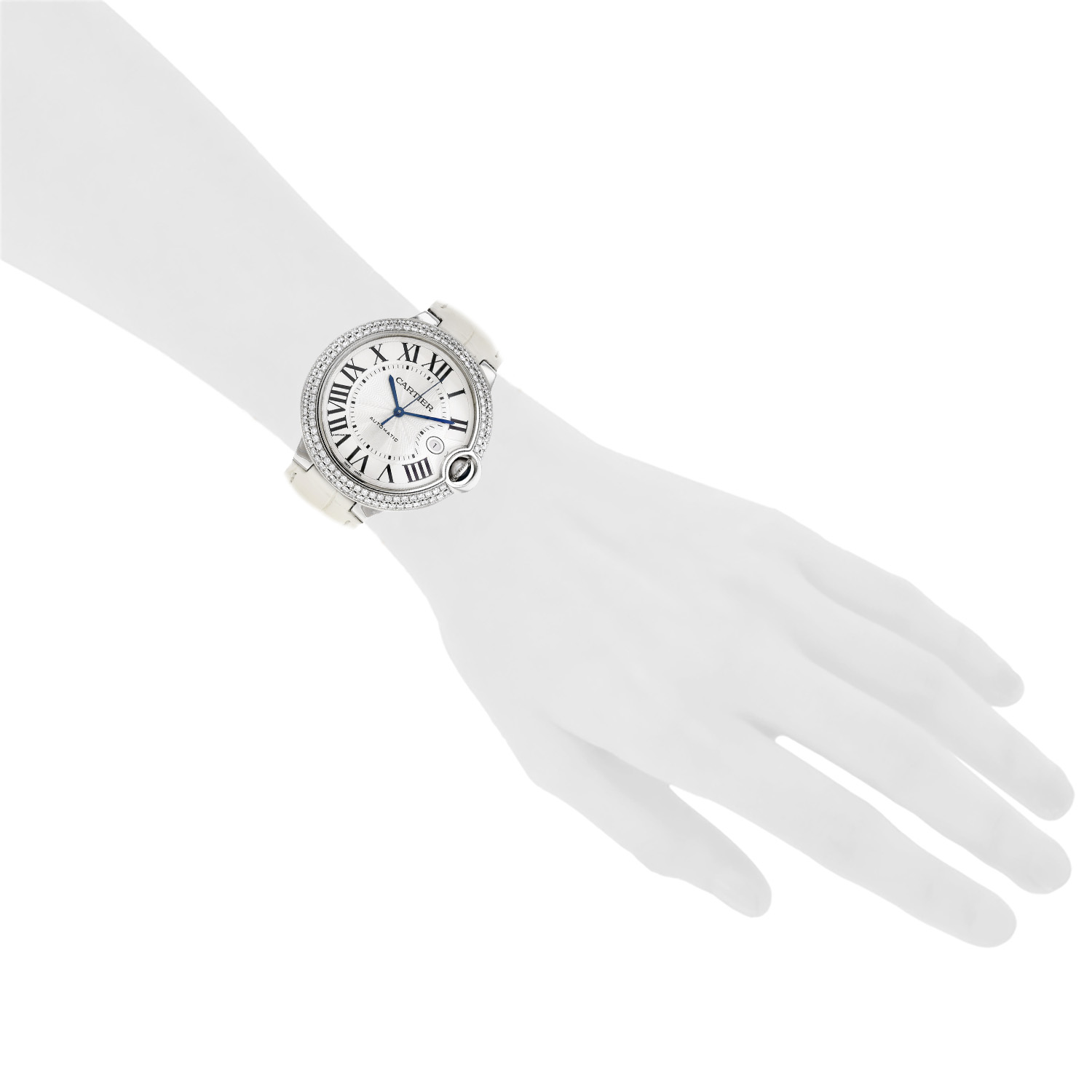 Orologio Cartier Ballon Bleu De Cartier in oro bianco Circa 2010 - Detail D1