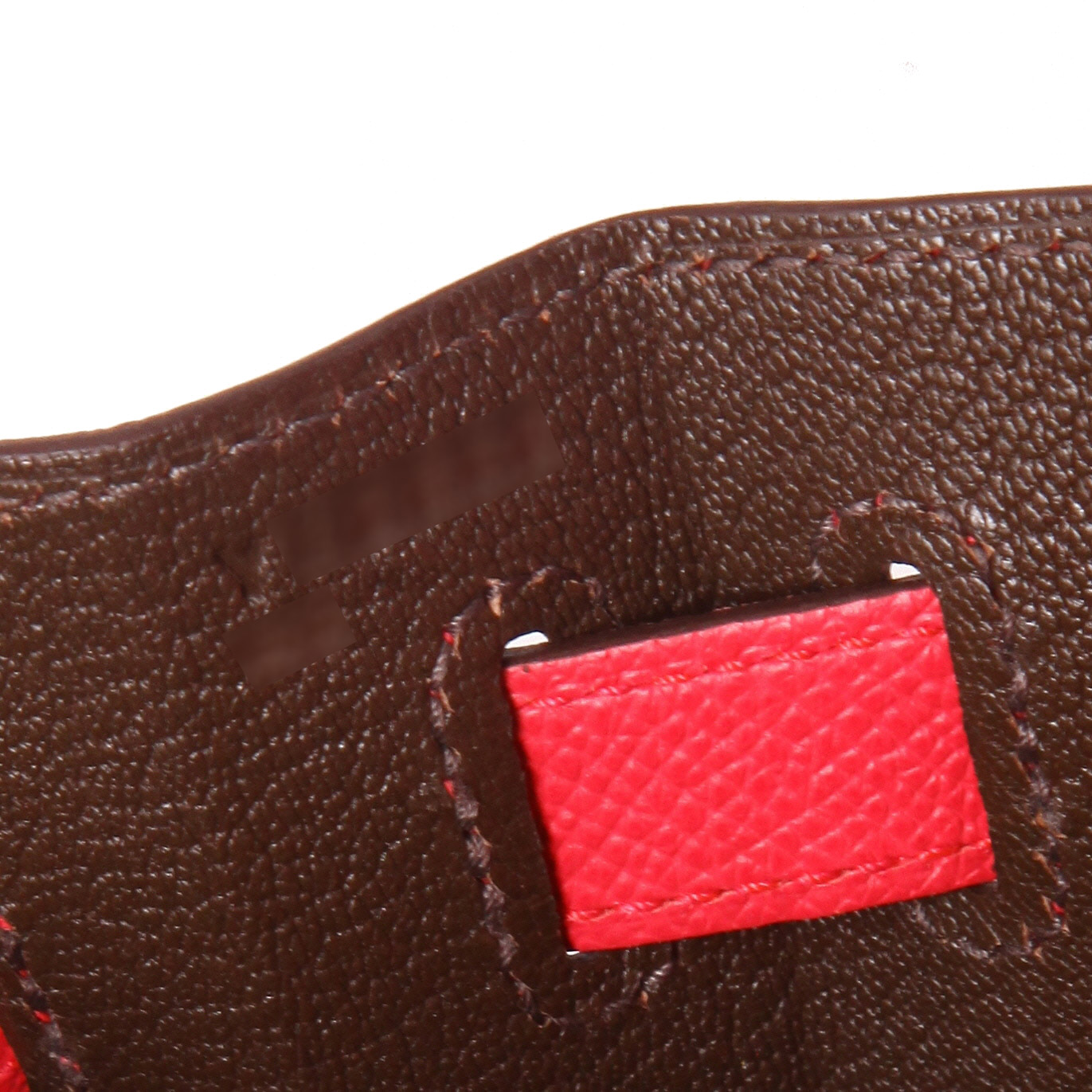 Hermès  Kelly 32 cm handbag  in Mexico pink epsom leather - Detail D4
