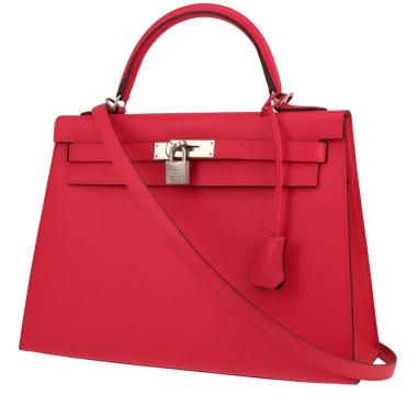 Hermès  Kelly 32 cm handbag  in pink epsom leather