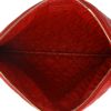 Chanel   pouch  in red quilted leather - Detail D3 thumbnail