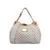 Louis Vuitton  Galliera handbag  in azur damier canvas  and natural leather - 360 thumbnail