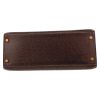 Hermès  Kelly 28 cm handbag  in brown ostrich leather - Detail D1 thumbnail