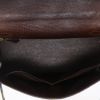 Hermès  Kelly 28 cm handbag  in brown ostrich leather - Detail D3 thumbnail