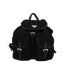 Prada   backpack  in black canvas  and black leather - 360 thumbnail