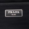 Mochila Prada   en lona negra y cuero negro - Detail D2 thumbnail