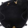Bolso bandolera Dior  Bucket en cuero negro - Detail D3 thumbnail