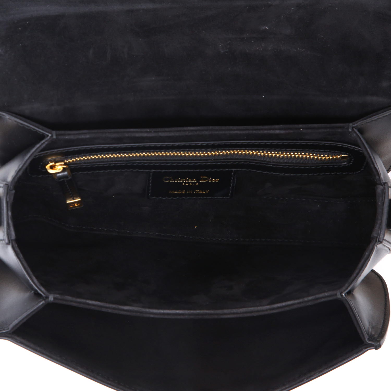 Borsa a tracolla Dior  30 Montaigne Avenue in pelle nera - Detail D3