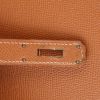 Bolso de mano Hermès  Kelly 32 cm en cuero Courchevel color oro - Detail D4 thumbnail