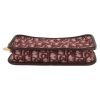 Dior  Diorquake pouch  in burgundy monogram canvas Oblique  and burgundy leather - Detail D1 thumbnail