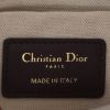 Pochette Dior   en toile monogram Oblique bordeaux et cuir bordeaux - Detail D2 thumbnail