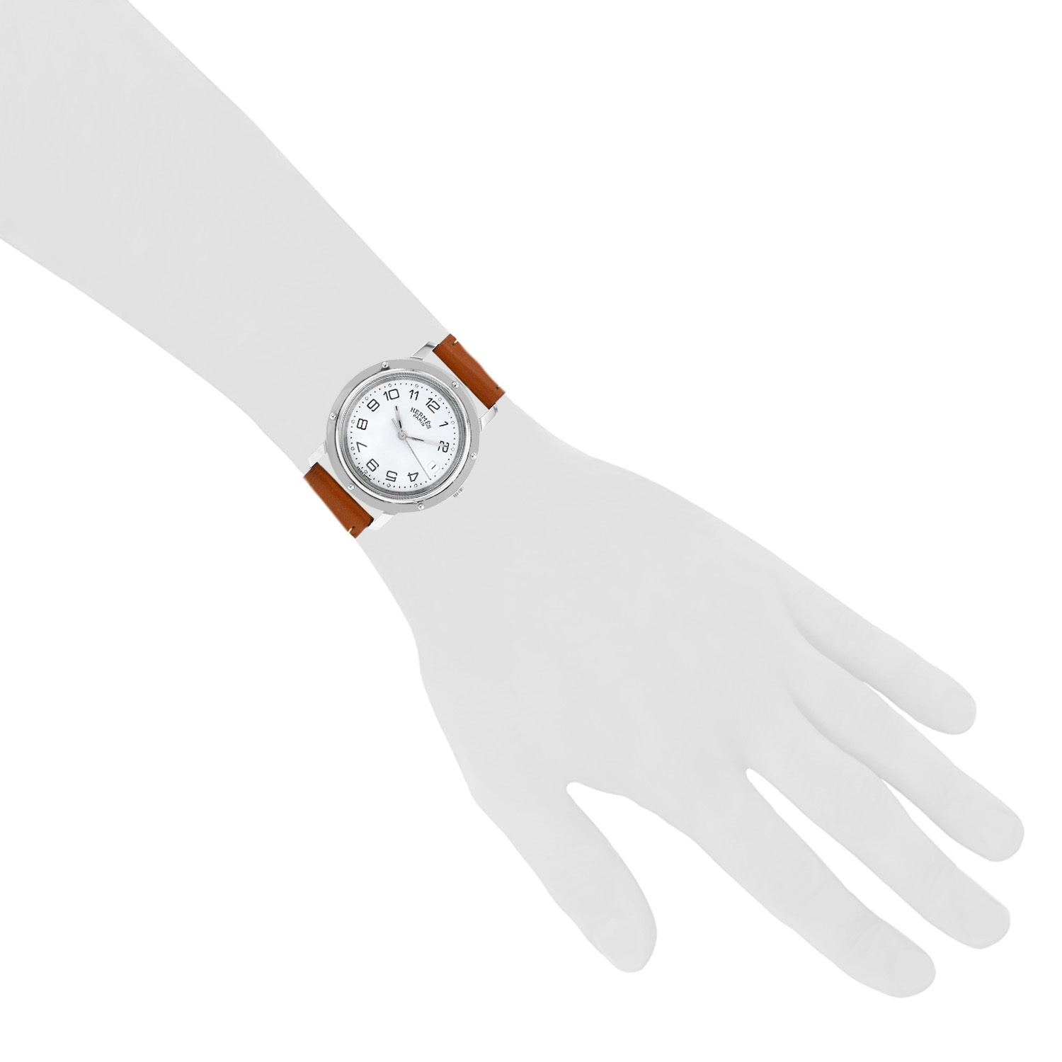 Hermès Clipper  in stainless steel Circa 2000 - Detail D1