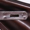 Hermès  Kelly 28 cm handbag  in brown box leather - Detail D4 thumbnail