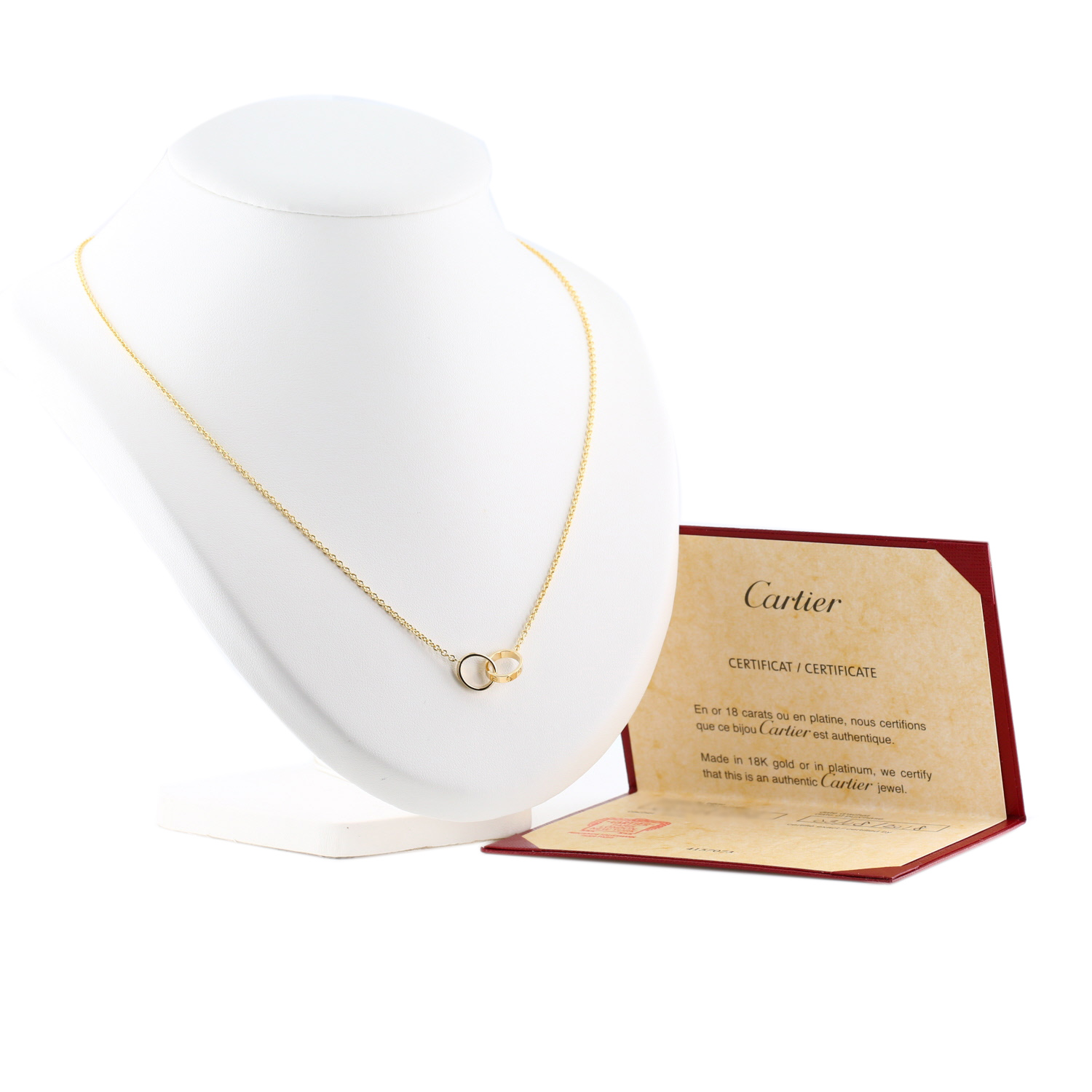 Collana Cartier Love in oro giallo - Detail D2