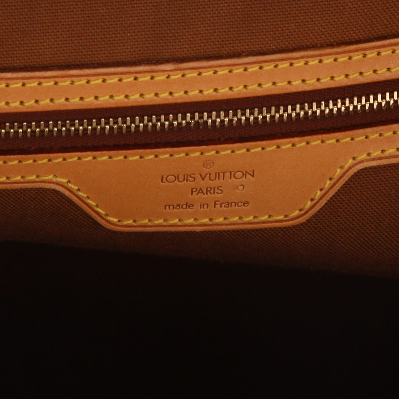 Borsa Louis Vuitton  Bel Air in tela monogram cerata e pelle naturale - Detail D2