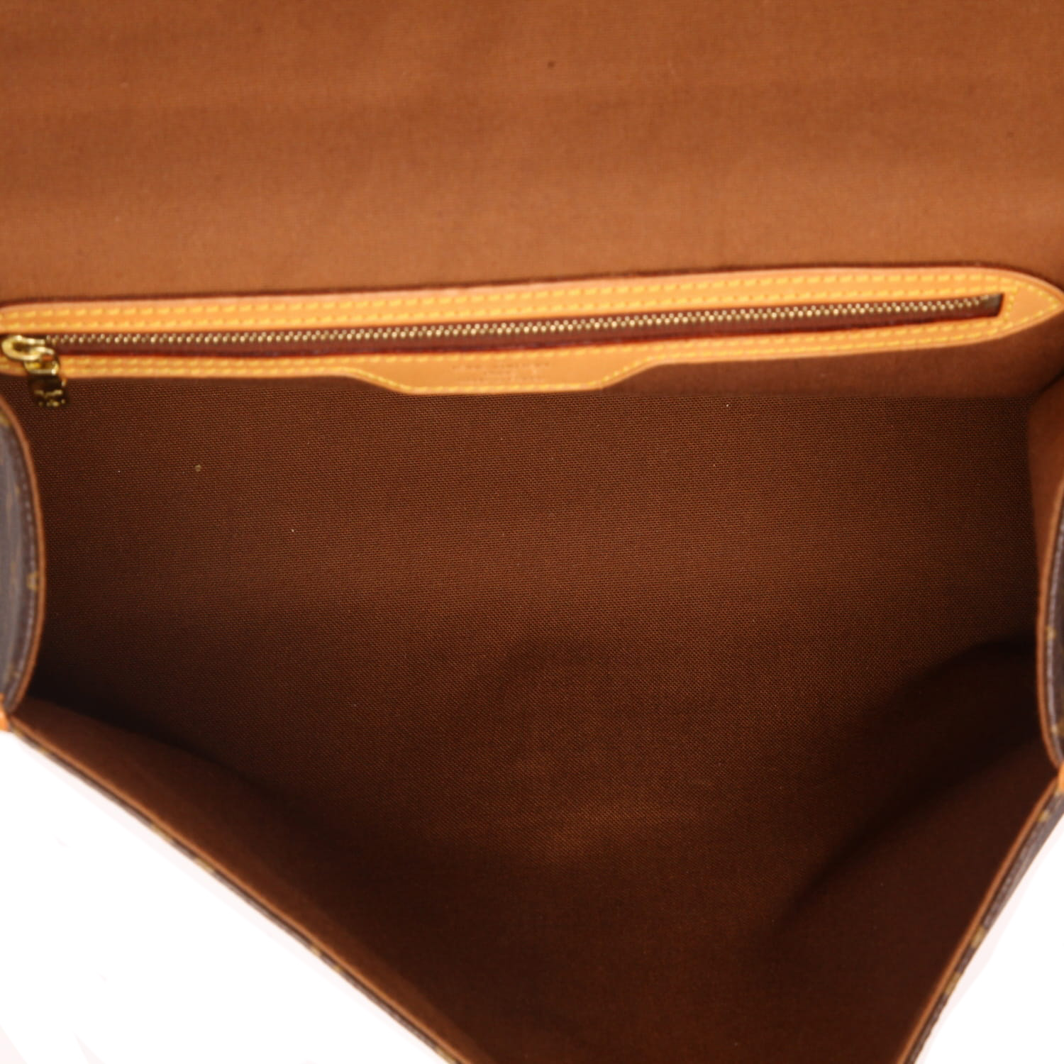 Louis Vuitton  Bel Air handbag  monogram canvas  and natural leather - Detail D3