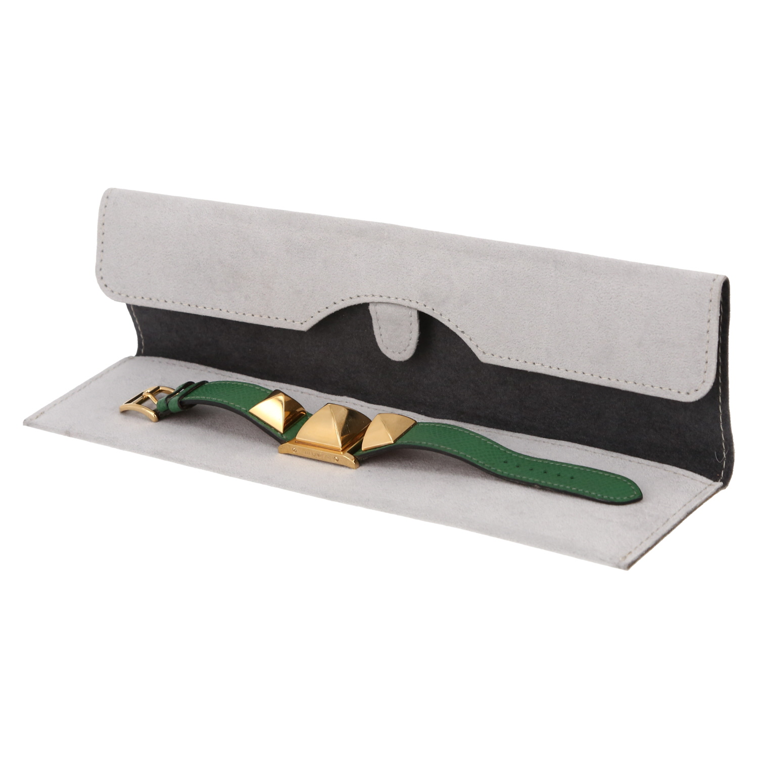 Hermès Médor  in gold plated Circa 2000 - Detail D2