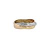 Bague Cartier Trinity petit modèle en 3 ors size 46 - 00pp thumbnail