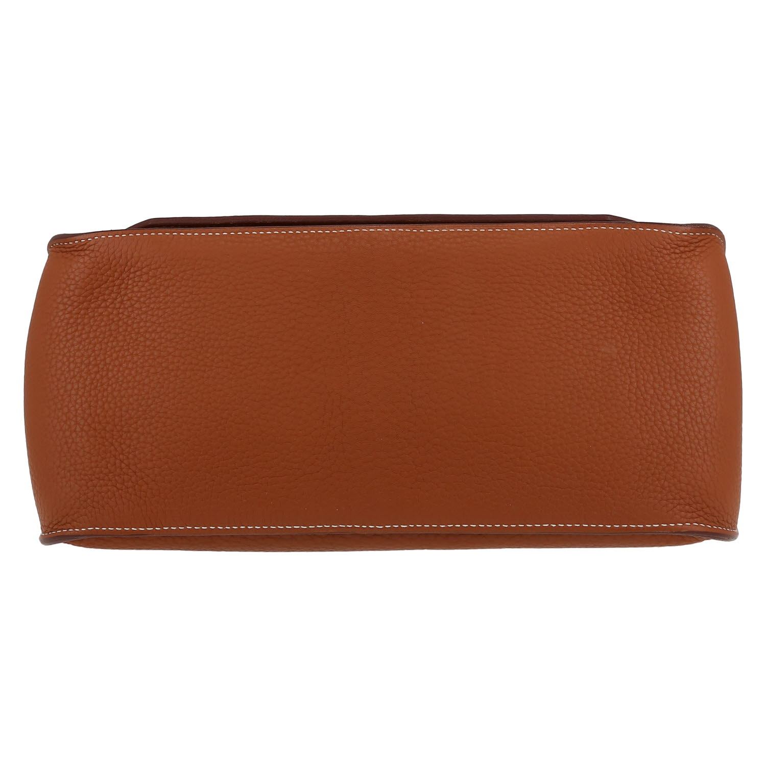 Bolso bandolera Hermès  Jypsiere 31 cm en cuero togo color oro - Detail D1