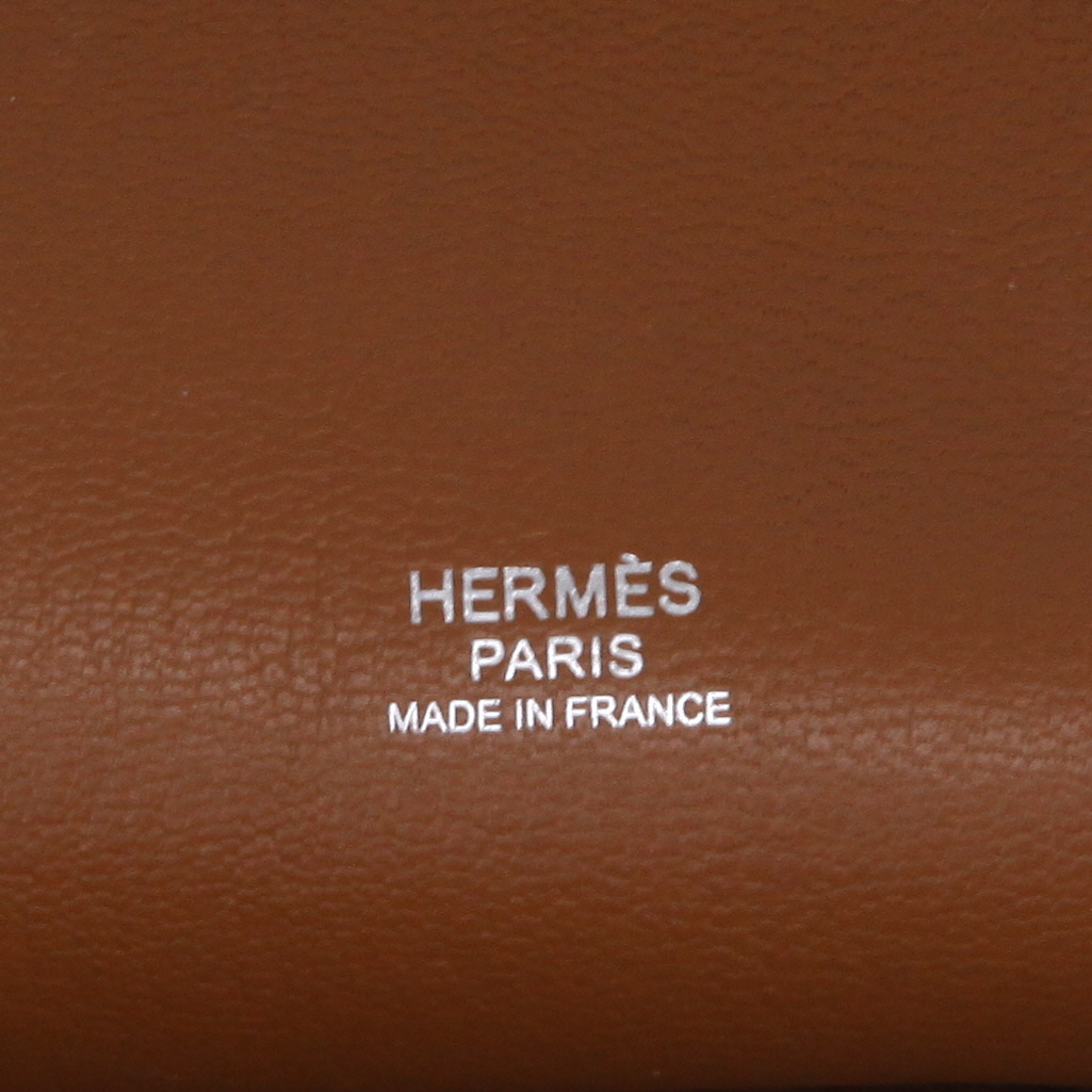 Borsa a tracolla Hermès  Jypsiere 31 cm in pelle togo gold - Detail D2