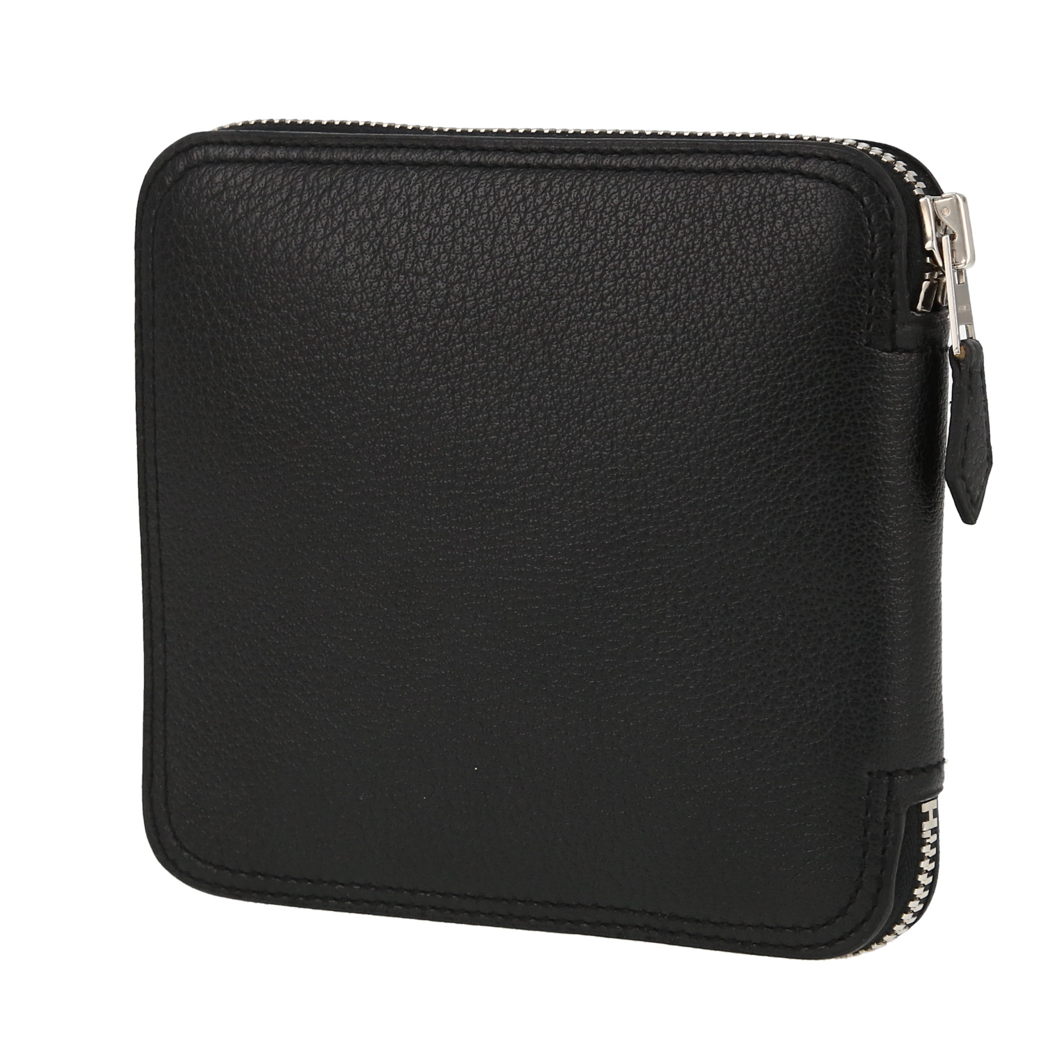 Bolso Cabás Hermès  Silky Pop - Shop Bag en seda negra y cuero negro - Detail D4