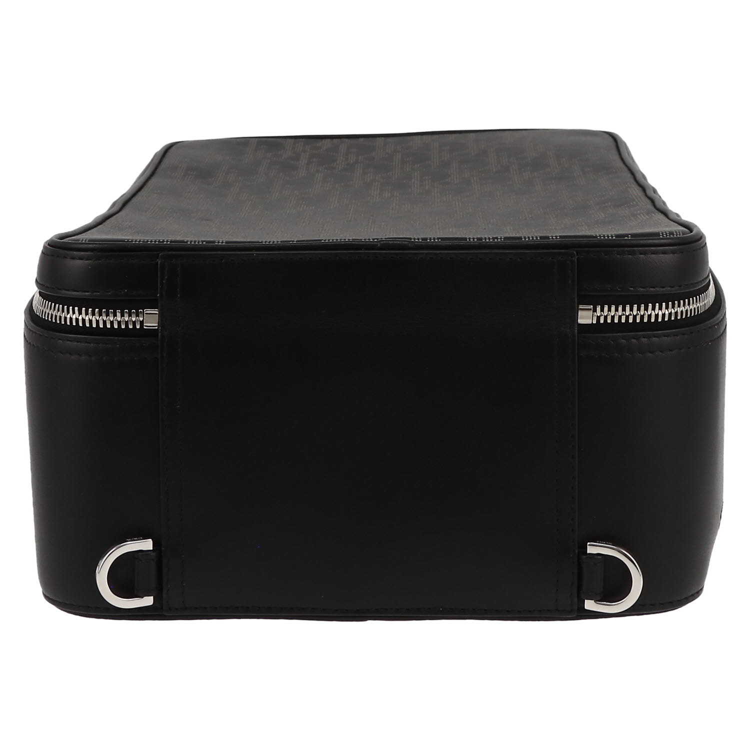 Bolsito de mano Dior  Marsupio en cuero Monogram y cuero negro - Detail D1