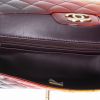 Chanel  Mini Timeless shoulder bag  in orange, red and burgundy patent quilted leather - Detail D3 thumbnail
