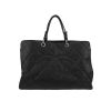 Chanel  Grand Shopping shopping bag  in black quilted grained leather - 360 thumbnail