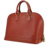 Borsa Louis Vuitton  Alma modello piccolo  in pelle Epi color cognac - 00pp thumbnail