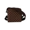 Louis Vuitton  Olav shoulder bag  in brown damier canvas  and brown - 360 thumbnail
