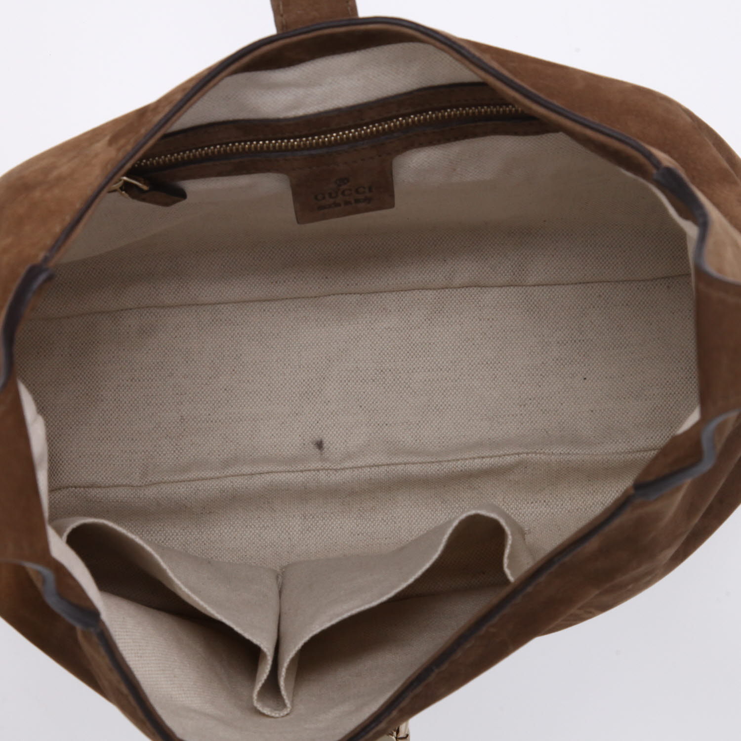 Sac à main Gucci  Jackie en cuir marron - Detail D3