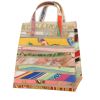 Hermès  Cas du Sac small model  handbag  in off-white synthetic fabric  and multicolor silk - 00pp thumbnail