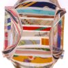 Hermès  Cas du Sac small model  handbag  in off-white synthetic fabric  and multicolor silk - Detail D3 thumbnail