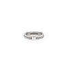 Fred Force 10 small model ring in white gold and stainless steel - 360 thumbnail