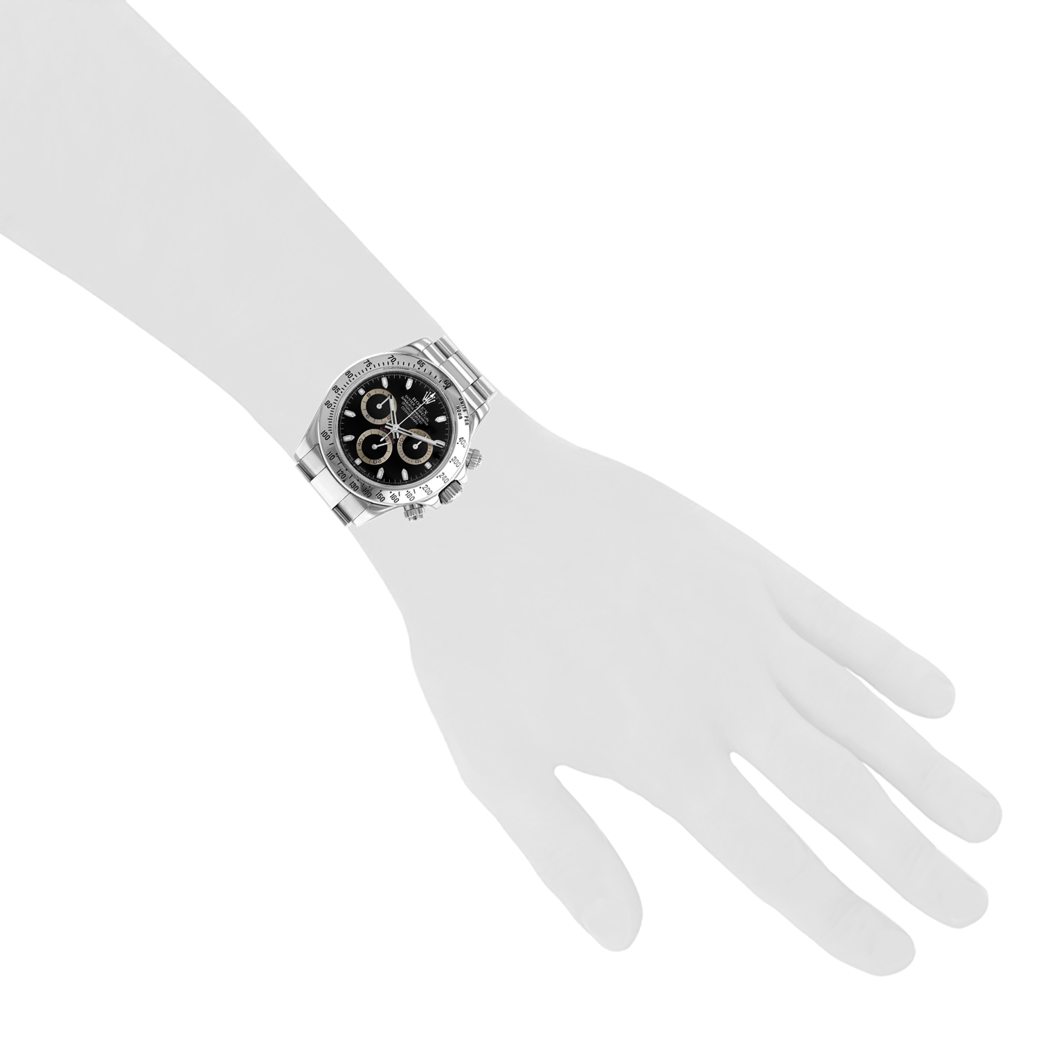 Rolex Daytona Automatique  in stainless steel Ref: Rolex - 116520  Circa 2006 - Detail D1