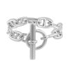 Hermès Chaine d'Ancre very large model bracelet in silver - 00pp thumbnail