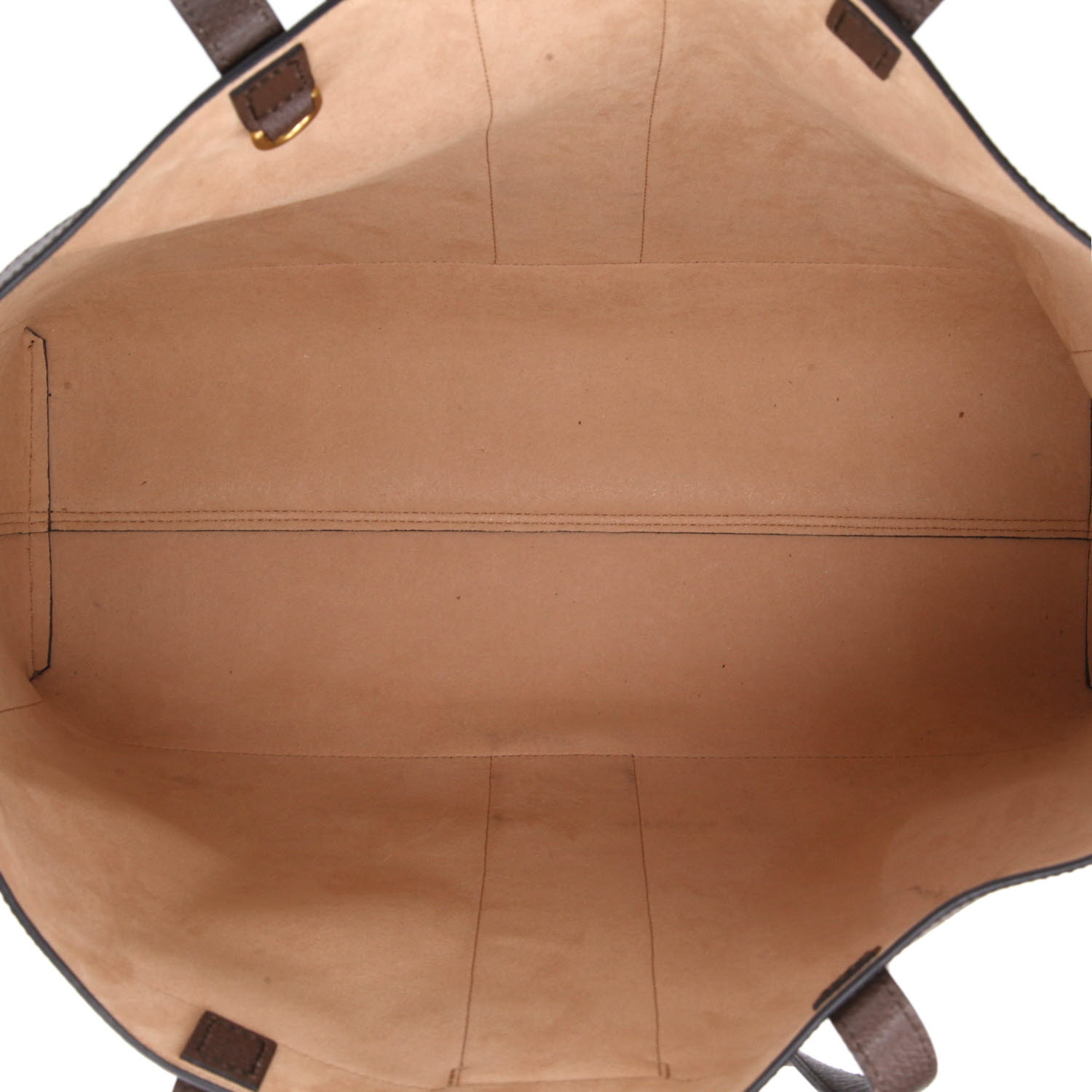 Gucci  Ophidia shopping bag  "sûpreme GG" canvas  and brown leather - Detail D3