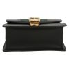 Gucci  Sylvie shoulder bag  in black leather - Detail D1 thumbnail