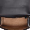 Gucci  Sylvie shoulder bag  in black leather - Detail D3 thumbnail