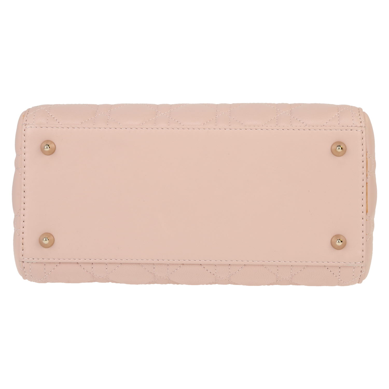 Borsa Dior  Lady Dior in pelle cannage rosa - Detail D1