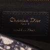 Dior  30 Montaigne handbag  in navy blue monogram canvas Oblique  and navy blue leather - Detail D2 thumbnail