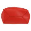 Sac cabas Loewe Puzzle Fold mini  en cuir rouge - Detail D1 thumbnail