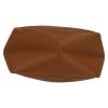 Prada  Dynamique handbag  in brown grained leather - Detail D1 thumbnail