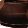 Prada  Dynamique handbag  in brown grained leather - Detail D3 thumbnail