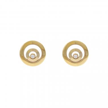 Orecchini Chopard Happy Spirit in oro giallo e diamanti