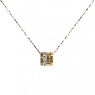 Collar Boucheron Quatre Radiant Edition de oro amarillo, oro blanco y diamantes