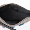 Dior  Saddle handbag  in grey denim canvas - Detail D3 thumbnail