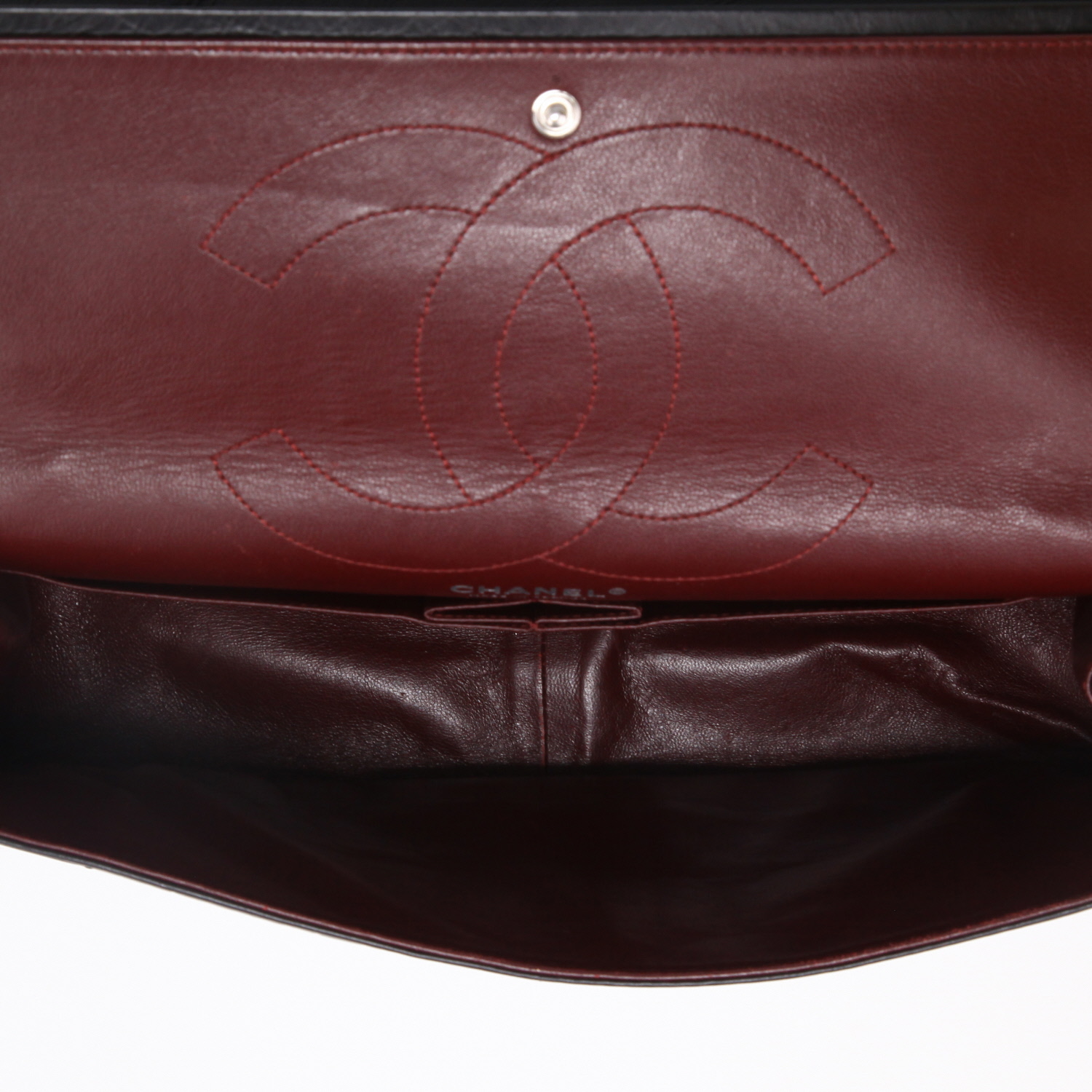 Borsa Chanel  Chanel 2.55 in pelle trapuntata nera - Detail D3