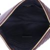 Pochette Saint Laurent  Cassandre in pelle bordeaux - Detail D3 thumbnail