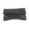 Balenciaga  City pouch  in grey glittering leather - 360 thumbnail